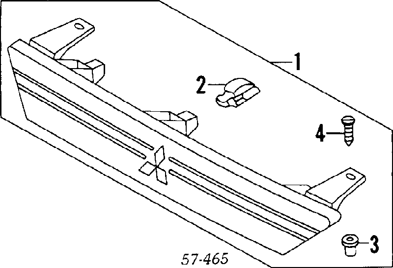  Panal de radiador para Mitsubishi Eclipse 1 