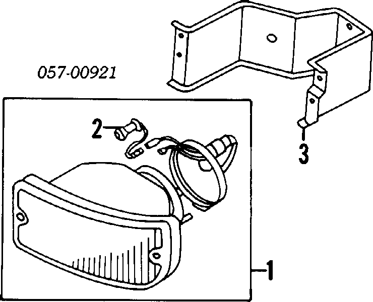  Faro antiniebla izquierdo para Mitsubishi Eclipse 1 