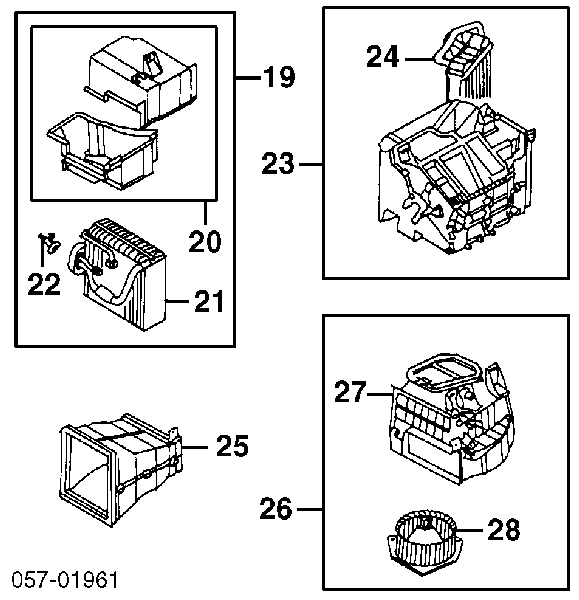  Radiador de calefacción para Mitsubishi Colt 5 