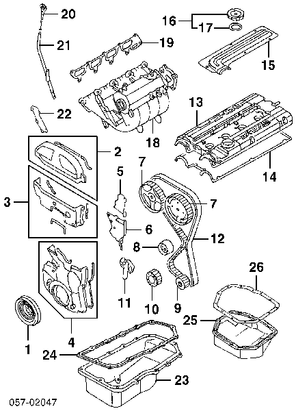 MD311885 Mitsubishi tapa de tubo de llenado de aceite