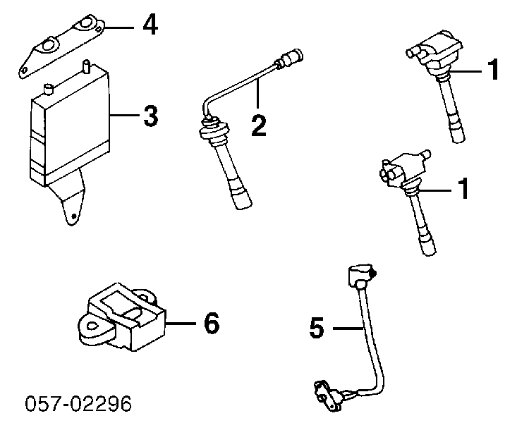 KMR578312 Fiat/Alfa/Lancia sensor de posición del cigüeñal