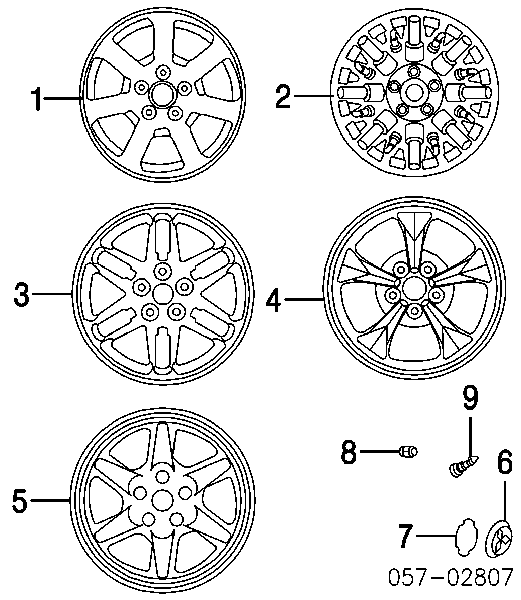  Tapacubo rueda para Mitsubishi Galant 8 