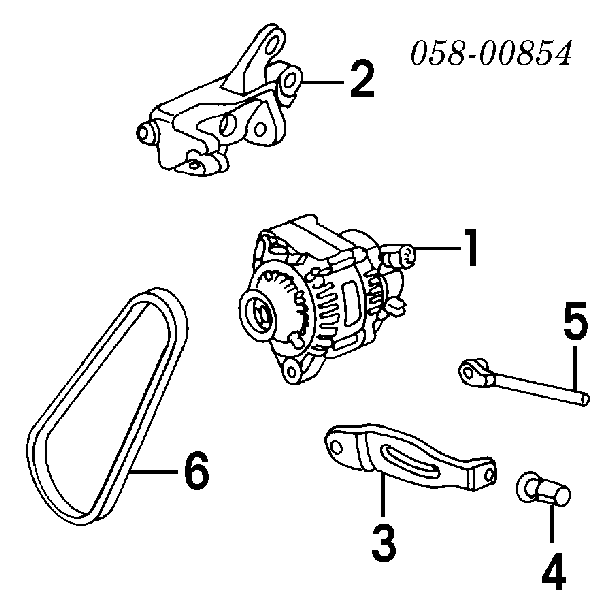 31110P1R004 Honda correa trapezoidal