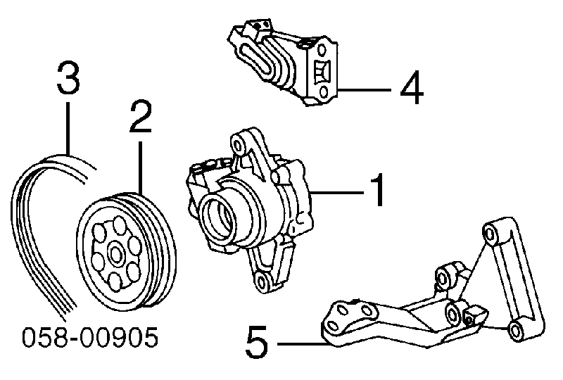 56992PY3A02 Honda correa trapezoidal