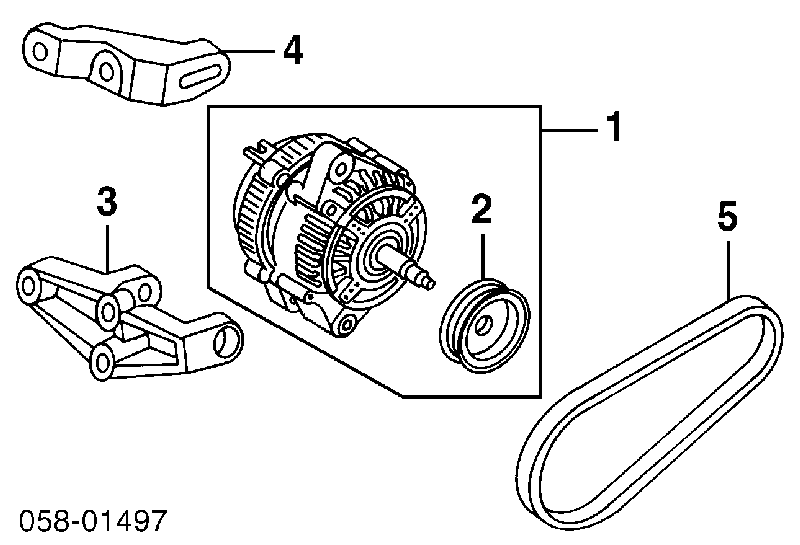 31110P73A01 Honda correa trapezoidal