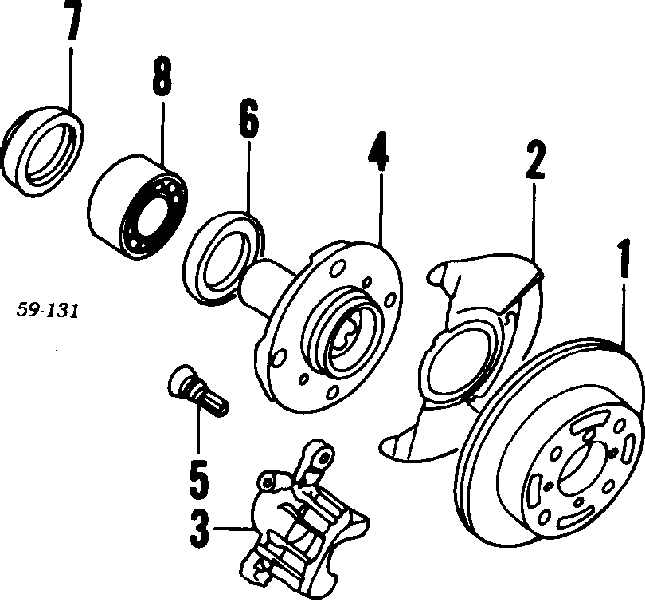 5531160B41 Suzuki freno de disco delantero