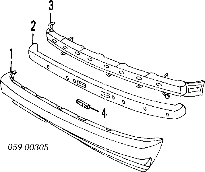 108850208 Suzuki parachoques delantero