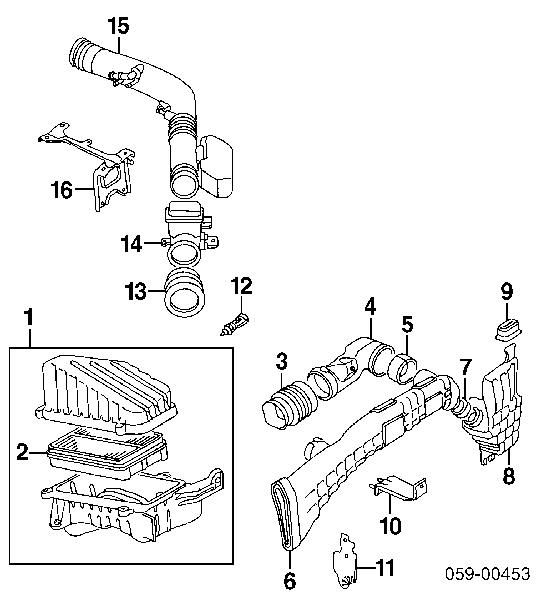 1378058B00 Suzuki filtro de aire