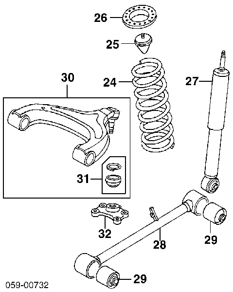 4426826 Fiat/Alfa/Lancia tubo flexible de frenos trasero