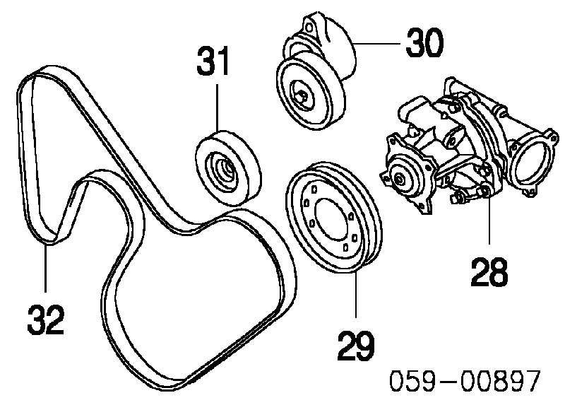 1752162G00 Suzuki correa trapezoidal