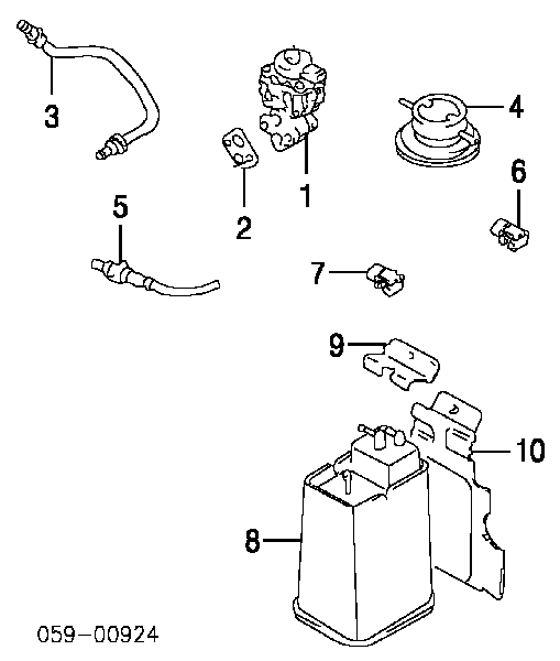 18213-58B21 Suzuki sonda lambda sensor de oxigeno para catalizador