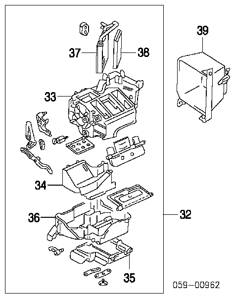  Radiador de calefacción para Suzuki Grand Vitara FT, GT