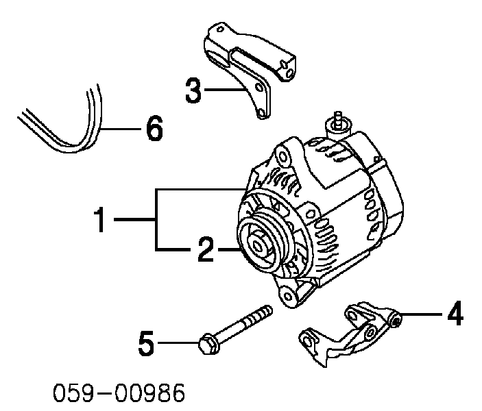 3140066D01REM Suzuki alternador