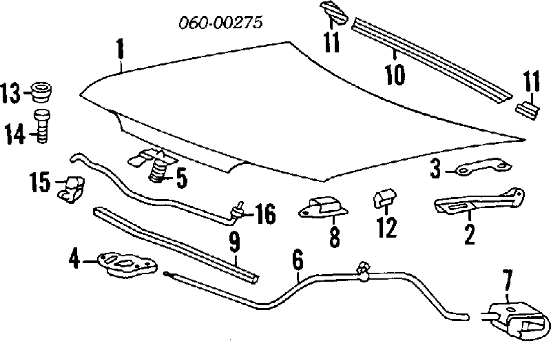 9863034010 Hyundai/Kia tobera de agua regadora, lavado de parabrisas