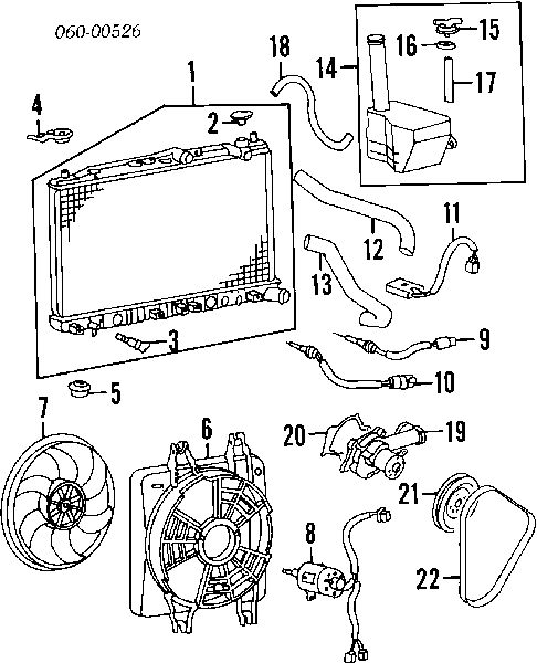 2521233160 Mitsubishi correa trapezoidal