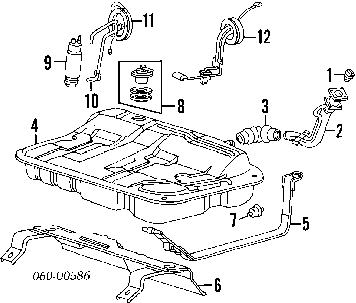 3111137200 Hyundai/Kia bomba de combustible eléctrica sumergible