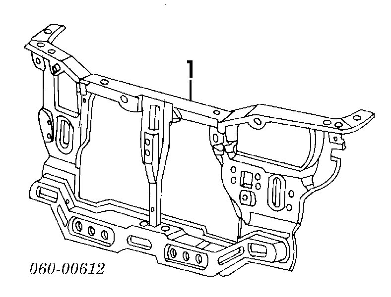 6410022310 Hyundai/Kia soporte de radiador completo