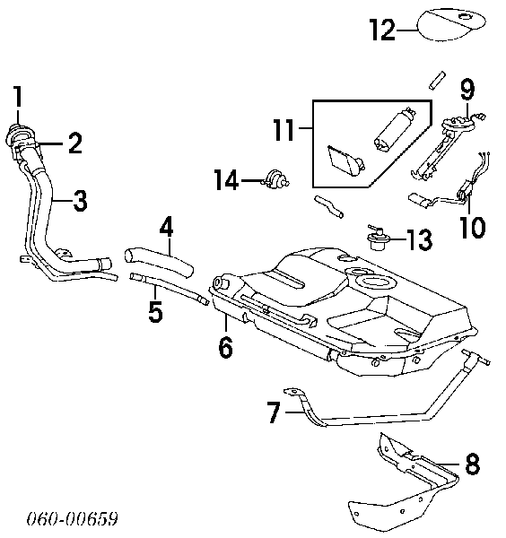  Tapa (tapón) del depósito de combustible para KIA Joice 