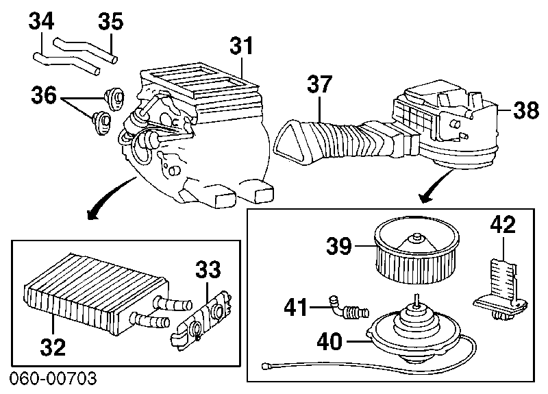 9703529000 Hyundai/Kia resitencia, ventilador habitáculo