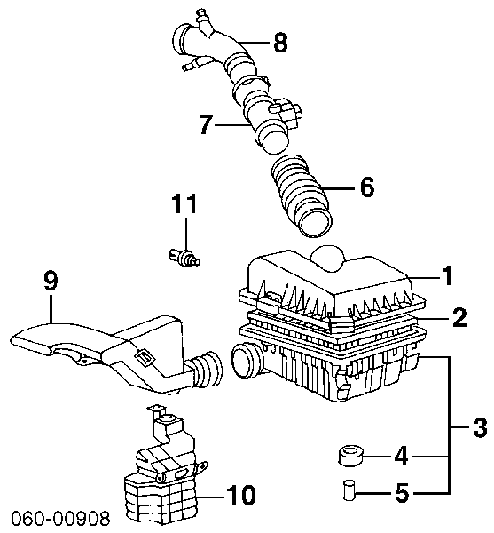 2811323001 Hyundai/Kia filtro de aire