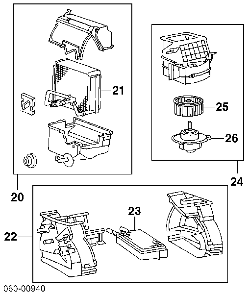 9720028101 Hyundai/Kia filtro de habitáculo