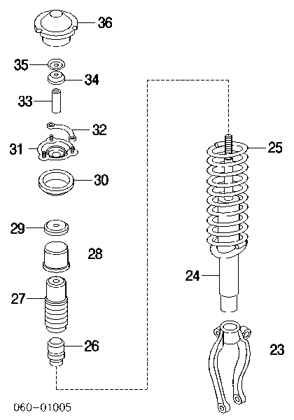 5461138001 Hyundai/Kia amortiguador delantero