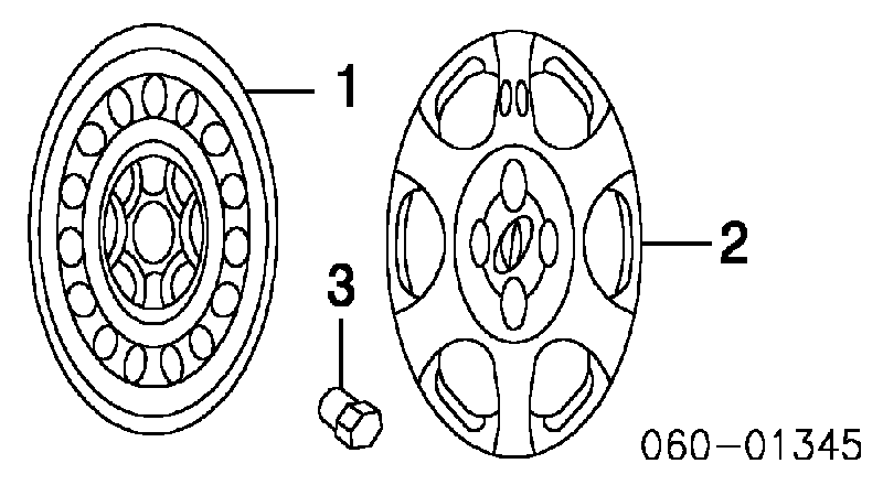  Tapacubo rueda para Hyundai Elantra 3 