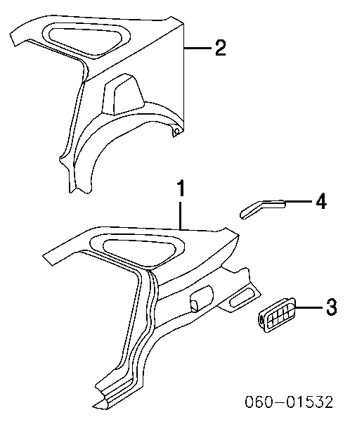  Guardabarros trasero derecho para Hyundai Elantra 3 