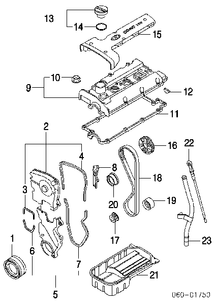 2312423510 Hyundai/Kia polea, cigüeñal