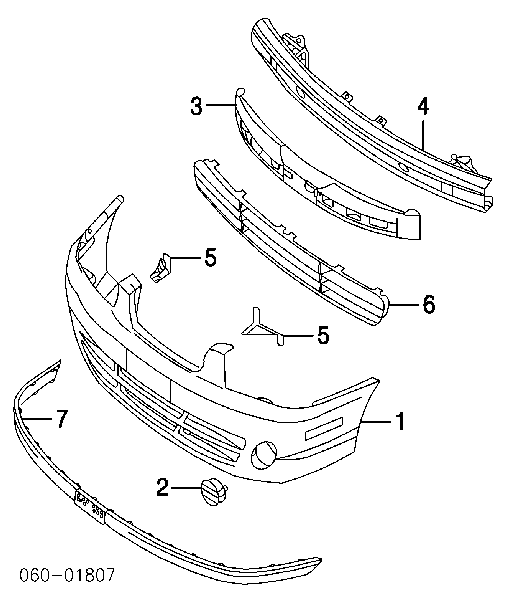 865102D100 Hyundai/Kia parachoques delantero