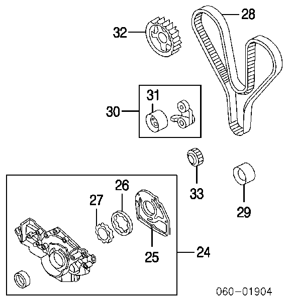  Piñón cadena distribución para KIA Sportage 2 