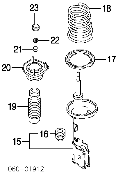 553302C000 Hyundai/Kia muelle de suspensión eje trasero