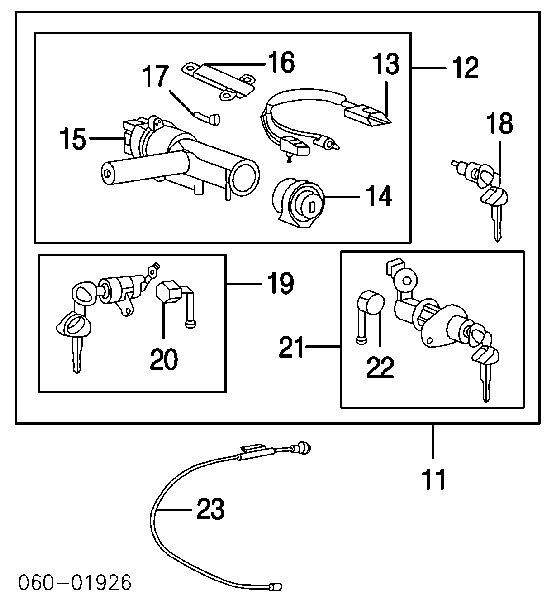  Interruptor de encendido / arranque para Hyundai Terracan HP