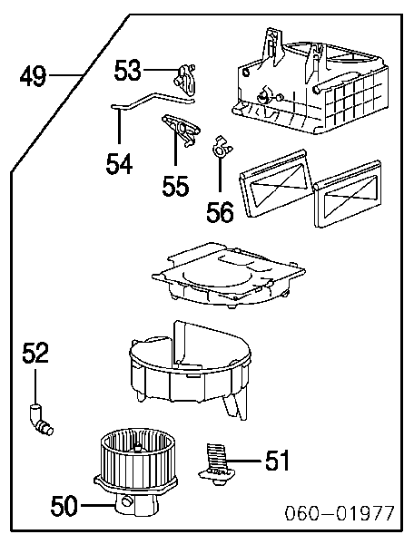 971121C000 Hyundai/Kia motor eléctrico, ventilador habitáculo