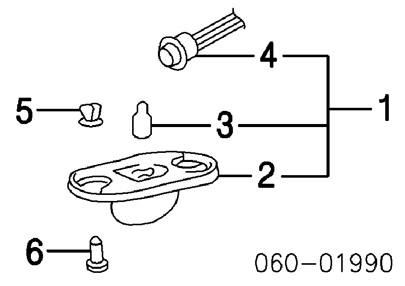  Piloto de matrícula para Hyundai Accent 2 