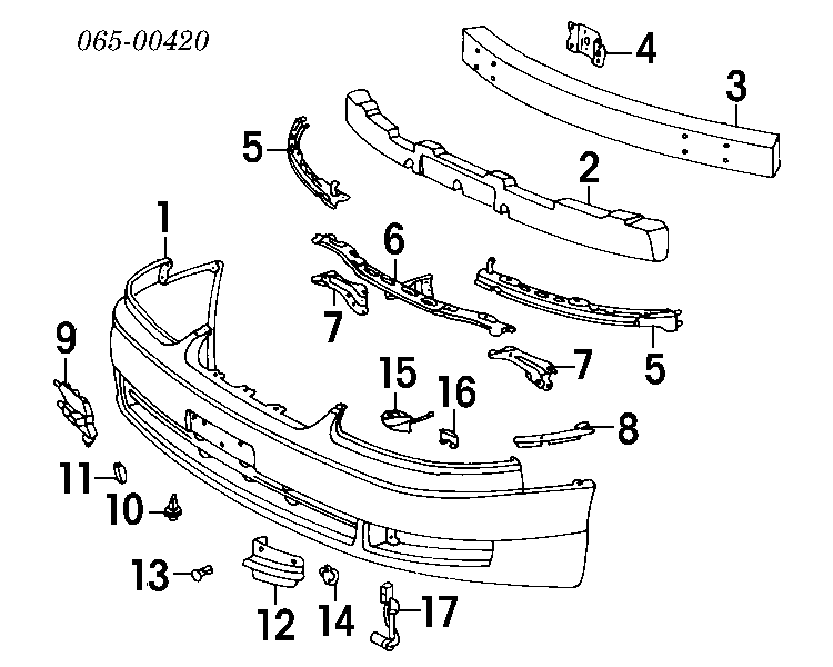 9046708180 Toyota clips de fijación de pasaruedas de aleta delantera