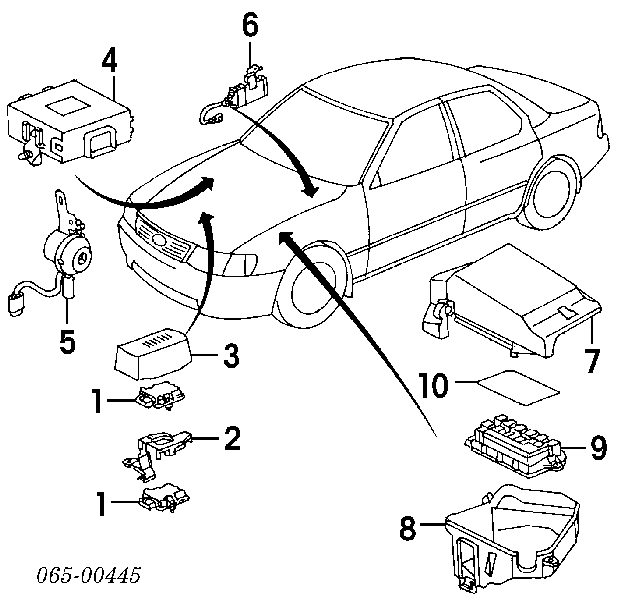 8592614020 Toyota relé, faro