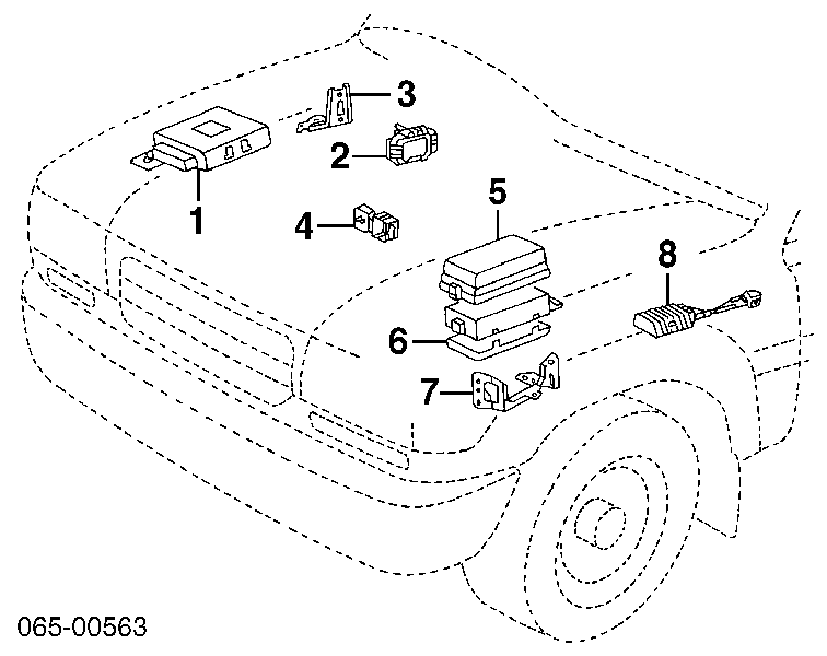 Unidad de mando sistema de encendido 8962112010 Toyota