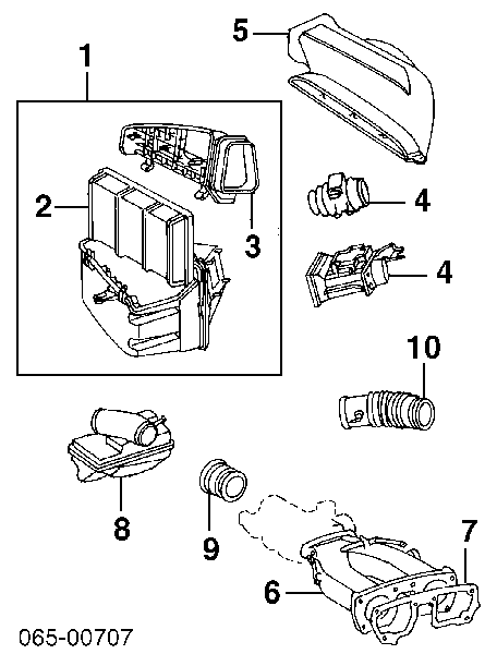 1780150020 Toyota filtro de aire