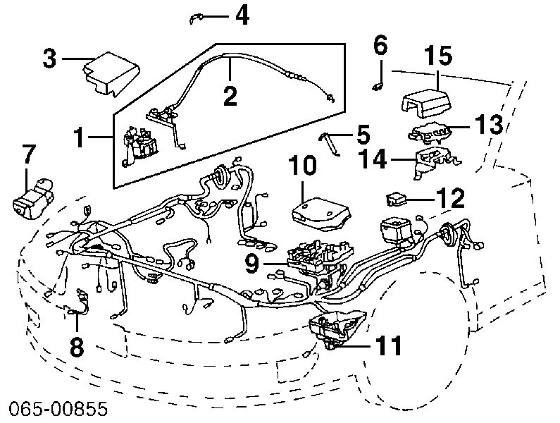 8962112050 Toyota módulo de encendido