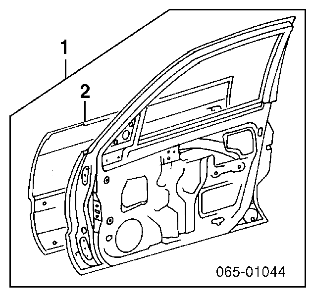  Puerta delantera derecha para Toyota Land Cruiser 