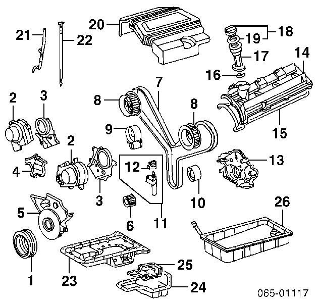  Varilla del nivel de aceite para Toyota Land Cruiser J10