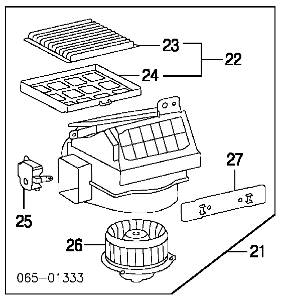 871394802083 Toyota filtro de habitáculo