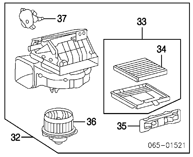 87139YZZ01 Toyota filtro de habitáculo