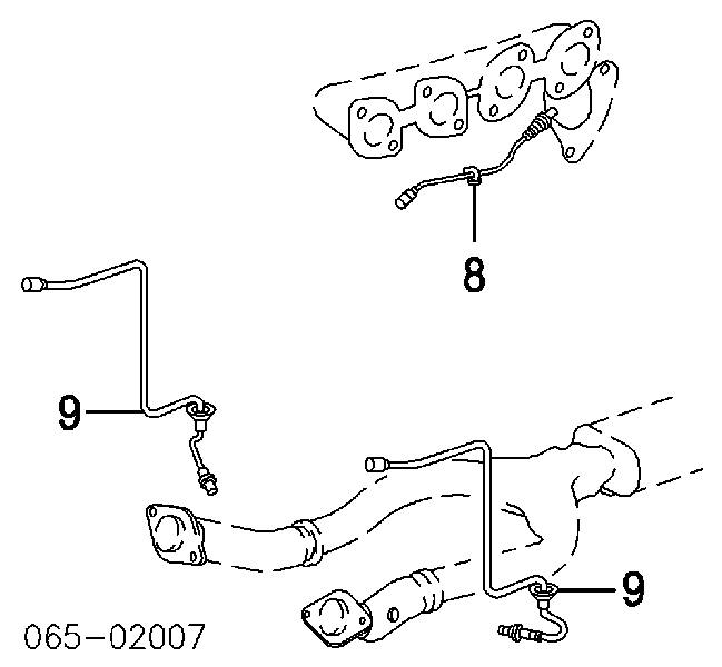  Sonda Lambda Sensor De Oxigeno Para Catalizador para Lexus LS UCF30