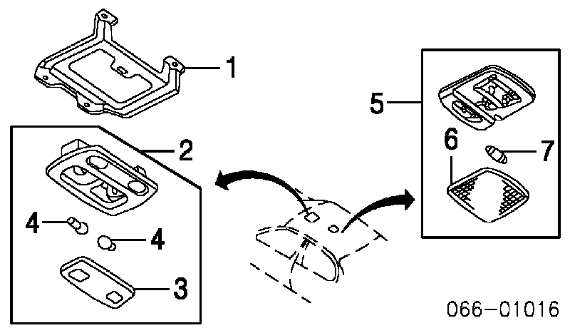  Luz interior (cabina) para Nissan Almera 2 