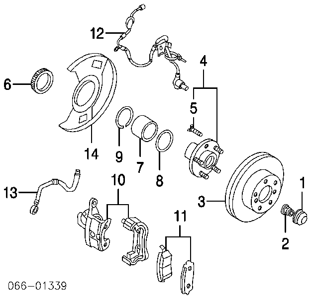 4023221B00 Nissan anillo retén, cubo de rueda delantero