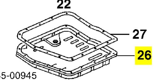 3510633030 Toyota cárter de aceite, caja automática