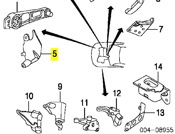  Soporte para taco de motor delantero para Dodge Neon 