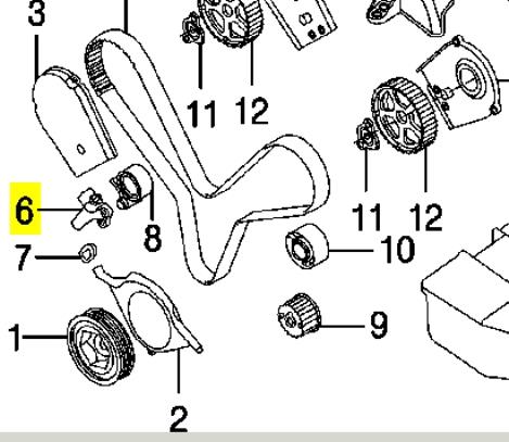  Tensor, correa dentada para Land Rover Freelander 1 